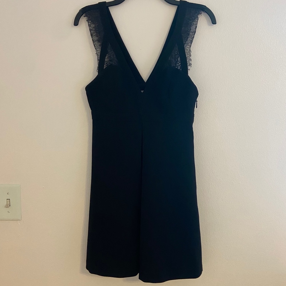 BCBGeneration black dress with lace detail